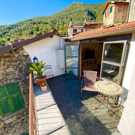 Iconic Italian Townhouse W Rooftop Terrace & Mountain View, Pigna Exterior photo